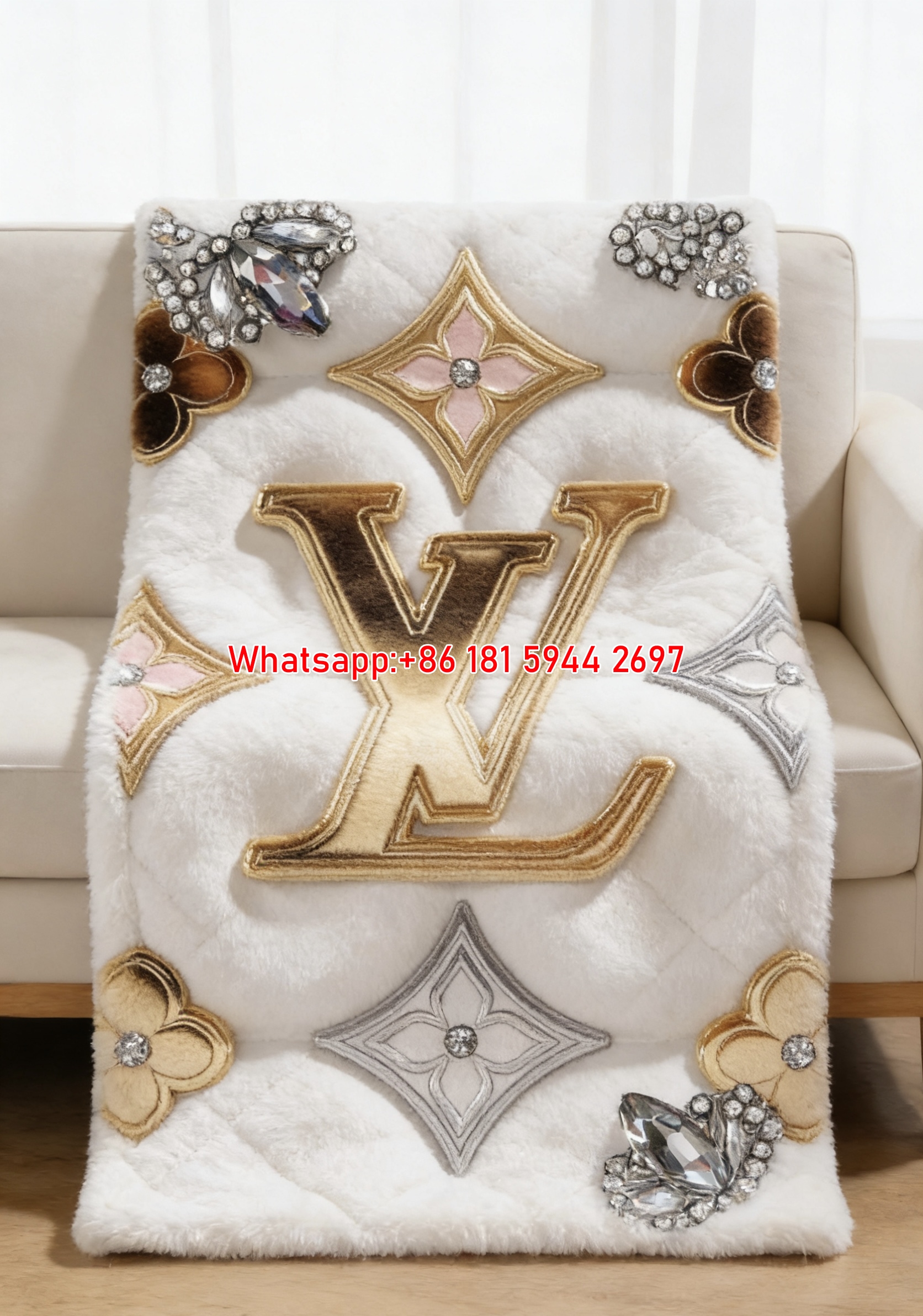 Quilted Jewel LV Throw IMG_3135